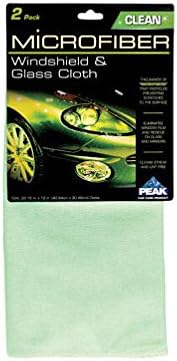 Peak Microfiber Windshield And Glass Cloth 12" X 16" Glass, Polyester