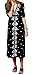 R.Vivimos Womens Boho Floral Embroidered Casual Drawstring Tie Cotton Long Dresses