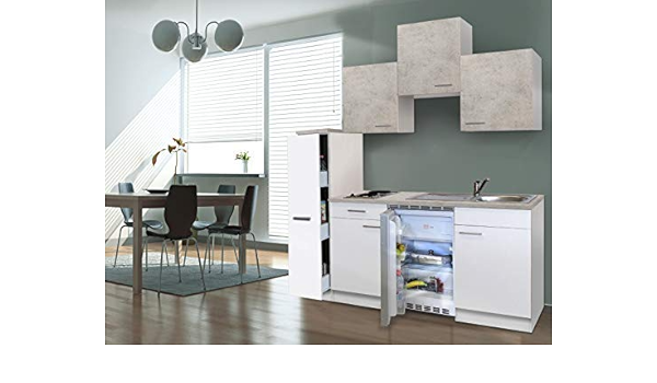 respekta Cocina de 180 cm, color blanco : Amazon.es: Hogar y ...