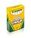 Crayola Nontoxic Anti-Dust Chalk, White, 12 Sticks/Box (50-1402) (3 Pack)