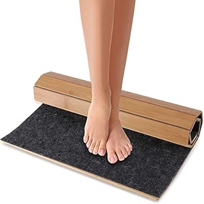 Bamboo Bath Mat Floor Rug Waterproof And Weather Resistant