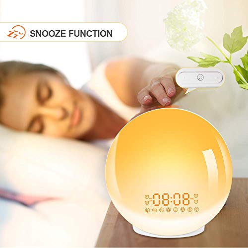 LBell Upgrade Smart Wake Up Light Compatible with Alexa and Google, 8