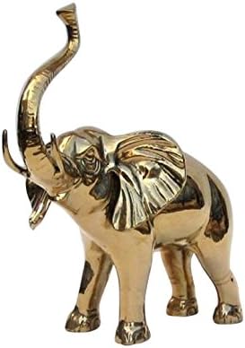 Nautical Decor Solid Brass Elephant Statue