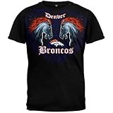 Denver Broncos - Face Off Mens T-Shirt