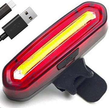 DUO-120 Red/White Strobe Back Rear Bike Light USB Rechargeable COB LED Lights PSR-120 Police Patrol Red/Blue Strobe Safety Warning Firefighter Police