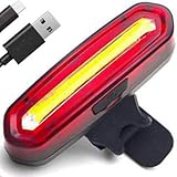 DUO-120 Red/White Strobe Back Rear Bike Light USB Rechargeable COB LED Lights PSR-120 Police Patrol Red/Blue Strobe Safety Warning Firefighter Police