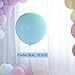 18 inch Pastel Balloons for Parties 10 pcs Macaron Latex Balloons for Birthday Wedding Engagement Anniversary Christmas Festival Picnic or any Friends & Family Party Decorations-pastel blue