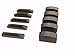 5 Violin Nut & Saddle Sets Made from Genuine East Indian Ebonywood
