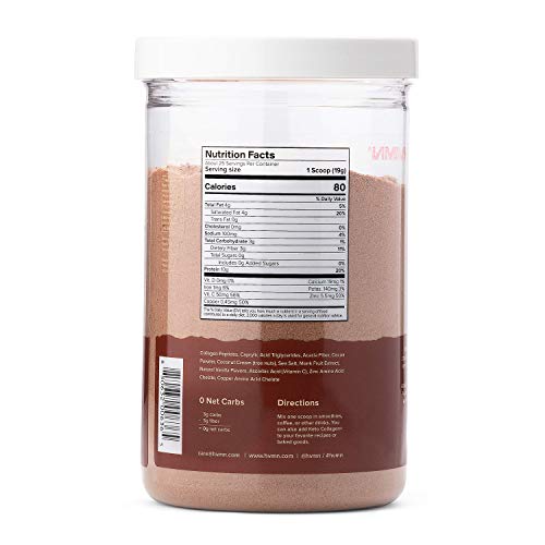 H.V.M.N. Keto Collagen+ Protein Powder: Collagen Supplement with Collagen Peptides & MCT Powder - 10 - //coolthings.us