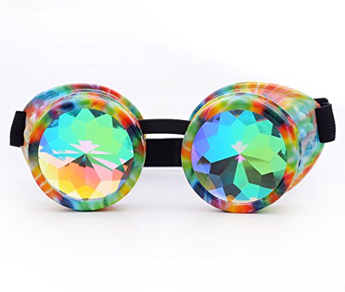 Careonline Vintage STEAMPUNK GOGGLES&Glasses Bling Lens Rustic Goth COSPLAY PARTY Rivets