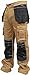 Newfacelook Mens Work Pants Construction Reliable Utility Work Heavy Duty Workwear Trousers Durable Carpenter Pants for Men Khaki