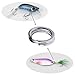 Shaddock Fishing 150pack/box Double Split Rings High Strength Heavy Duty Stainless Steel Fishing Split Ring Kit Fishing Lures Tackle Set-20lb to 80lb Test