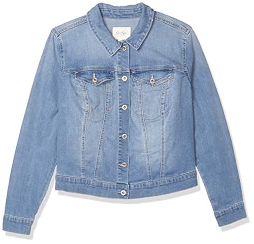 Jessica Simpson womens Pixie Classic Feminine Fit Crop Jean Jacket