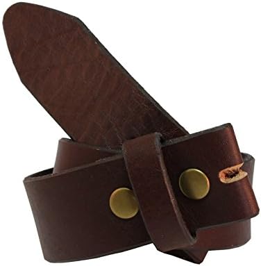 TC100 Men's Full Grain Leather Belt Strap 1.5 Inch (38MM) Wide