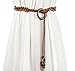 Women Bohemian Chain Wood Waist Belt With Dress and Sweater Knotted Decorated