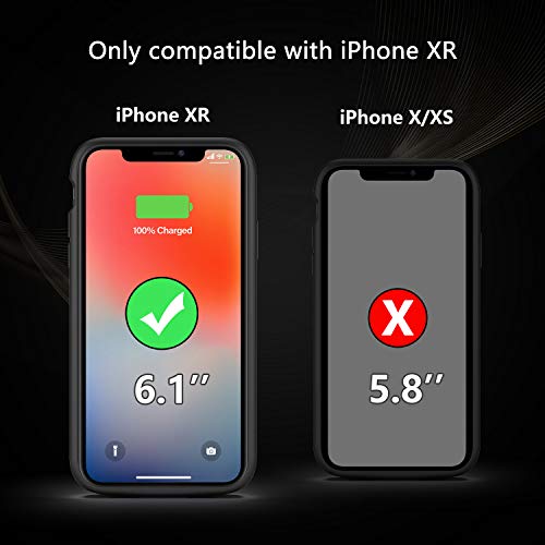Lonlif Battery case for iPhone XR, 5000mAh Portable Charging Case
