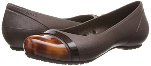 crocs women's cap toe flat