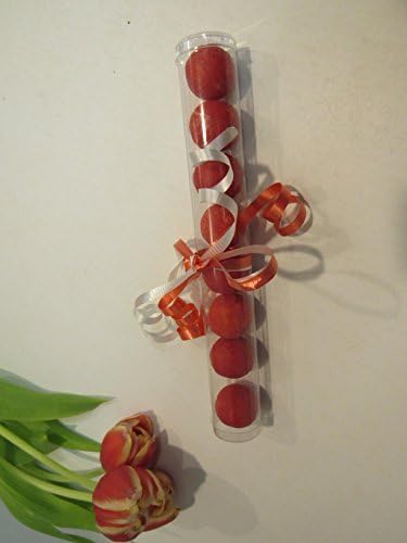 10 PCS Clear Gumball Candy Favor Party Tubes (1 X 7, Clear) by Priti Parti