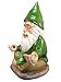 GlitZGlam Zen Gnome – Tranquility and Peacefulness for Your Fairy Garden and Garden Gnomes 9 Inches Tall Miniature Figurine