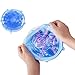 Silicone Stretch Lids ,6 PACK of VARIOUS SIZES ,flexible Food Saving Lids,Fresh reusable and Durable food cover,food storage(Blue)