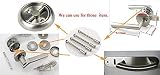 VINLIN 4 Piece M4 Screw Connecting Bolts Sleeves for Door Handle Roses view 5