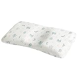 Baby Pillow for Newborn Prevent Flat Head,Soft Memory Foam Protective Toddler Pillow Support Neck,Anti Roll Sleep Safe for Infant in Crib,Bed and Chair