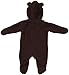 Magnificent Baby Unisex-Baby Infant Hooded Bear Pram, Mocha, 6 Months