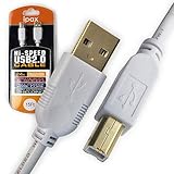 Ipax 15 Ft Long Hi-Speed USB 2.0 Printer Cable Compatible with for HP Officejet Pro 7740 8715 8730 Canon Pixma TS9020 TS5020 TS5120 TS6120 TS8020