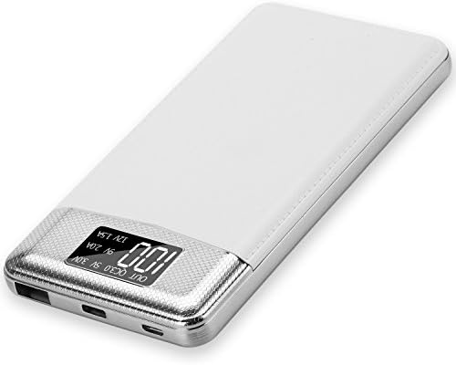 PowerCore 10000mah With USB-C Port Quick Charge 3.0 Power Bank Portable Charger With Qualcomm Quick Charge 3.0, LED Screen. 3-1 USB Cable Included,for Samsung, iPhone, ,iPad ,Android Phones, etc.White