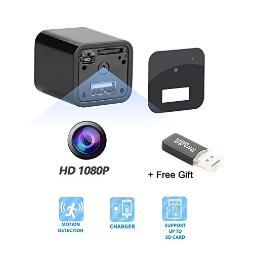ETbotu HD 1080P Camera USB Wall Charger Adapter Video Recorder Security Camera with Card Reader - Thumbnail 7