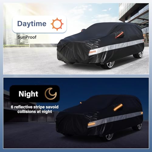 Holthly SUV Car Cover Fit for Range Rover Sport (2013-2026) 10 Layers Full Tarpaulin 100% Waterproof Dust Wind Rain UV Protection