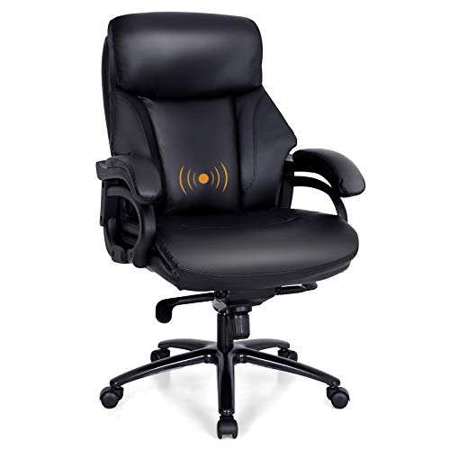 PHI VILLA Office Chair with High Back,Ergonomic Desk Chair with Massage Lumbar Support,Executive Office Chair with…