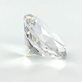 Clear Glass Diamond Ring Shaped Paperweight Paper Weight by JK by JK
