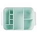 mDesign Baby Nursery Storage Organizer Bin for Medicine, Thermometer, Nasal Aspirator, Washcloths - Mint