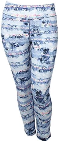 Material Girl Womens Printed Pull-On Athletic Leggings Blue XXL