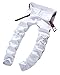 NITAGUT Men's Slim Fit Stretch Destroyed Ripped Skinny Denim Jeans WHITE-US 36