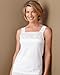 Cuddl Duds Peek-A-Boo Camisole, Ivory, 1X