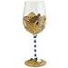 Designs by Lolita “Seaside” Hand-painted Artisan Wine Glass, 15 oz.