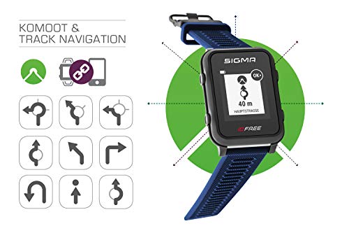 iD.FREE GPS multisporthorloge voor outdoor en navigatie, smart notifications, geocaching, hartslagmeting op de pols… - Image 6