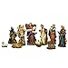 BANBERRY DESIGNS Nativity Set - Set of 11 Nativity Figurines - Baby Jesus, Mary, Joseph, Shepherd, 3 Kings, Angel, Cow, Donkey and Sheep - 7/8