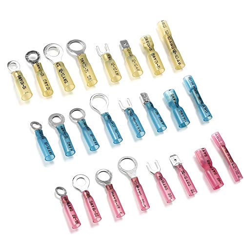 image for 650 PCS Heat Shrink Connectors, Plustool Electrical Wire Terminals Kit