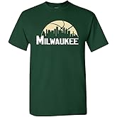 Xtreme Apparrel Team Cityscape Skyline Men's T-Shirt for Basketball Fans