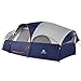 TOMOUNT 8-Person Tent - Easy & Quick Setup Camping Tent, Professional Waterproof & Windproof Fabric, Double Layer, 5 Large Mesh for Ventilation, Lightweight & Portable with Carry Bag, Blue