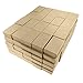 Kraft Cotton Filled Jewelry Packaging Gift Boxes #21 - Pack of 100