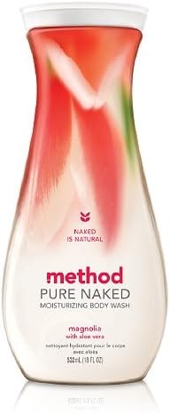 Method Pure Naked Moisturizing Body Wash (Magnolia with Aloe Vera, 18 fl oz (532 mL))