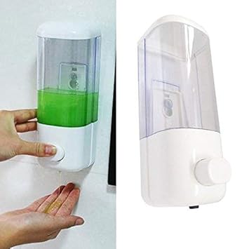 TOTAL HOME 500ml Wall Mounted Soap Dispenser Handwash Liquid Pump Shampoo Dispenser for Kitchen Washroom Bathroom