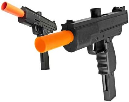 Amazon Com Bbtac Bbtac M36 X2 Dual Spring Smg S 250 Fps bbtac bbtac m36 x2 dual spring smg s 250 fps airsoft gun 2 pack