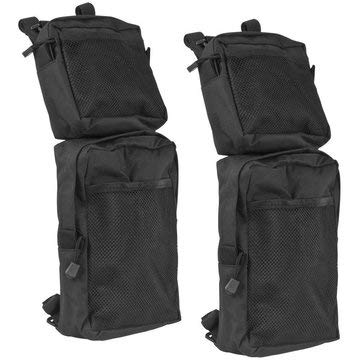 Pair 600D Black Waterproof Storage Hunting Fender Bags For UTV 4-Wheeler - Motorcycle ATV Parts
