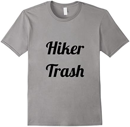 Mens Hiker Trash T-Shirt Medium Slate