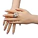 Sunny Rain 1 Pair Silicone Female Hand Mannequin Dummy Arbitrarily-bent Posed Soft Does Woman's Hand not contain nails